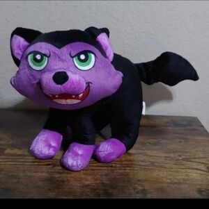 Cool Scaredy Cats Black Vampire Cat Wolf Stuffed Animal Plush By Kellytoy